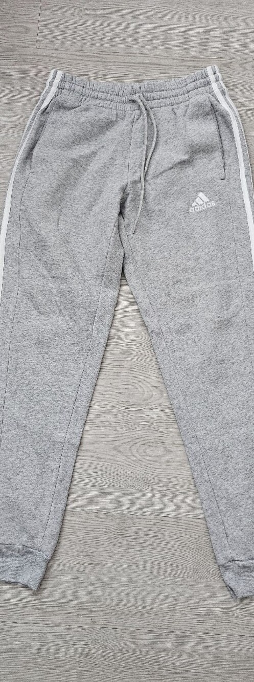 Adidas Men's Grey Athletic Jogger Pants